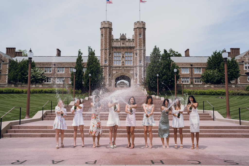 Group Graduation Photoshoot at WashU
